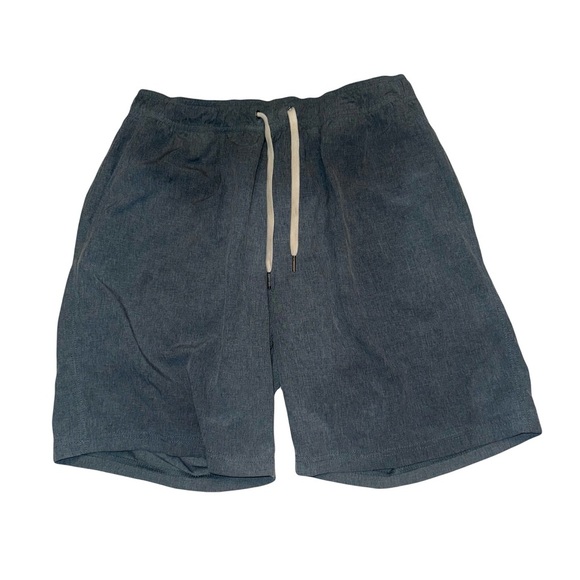 Fair Harbor Men’s The One 8” Inseam Lined Shorts Teal Large Excellent Condition - Picture 1 of 7